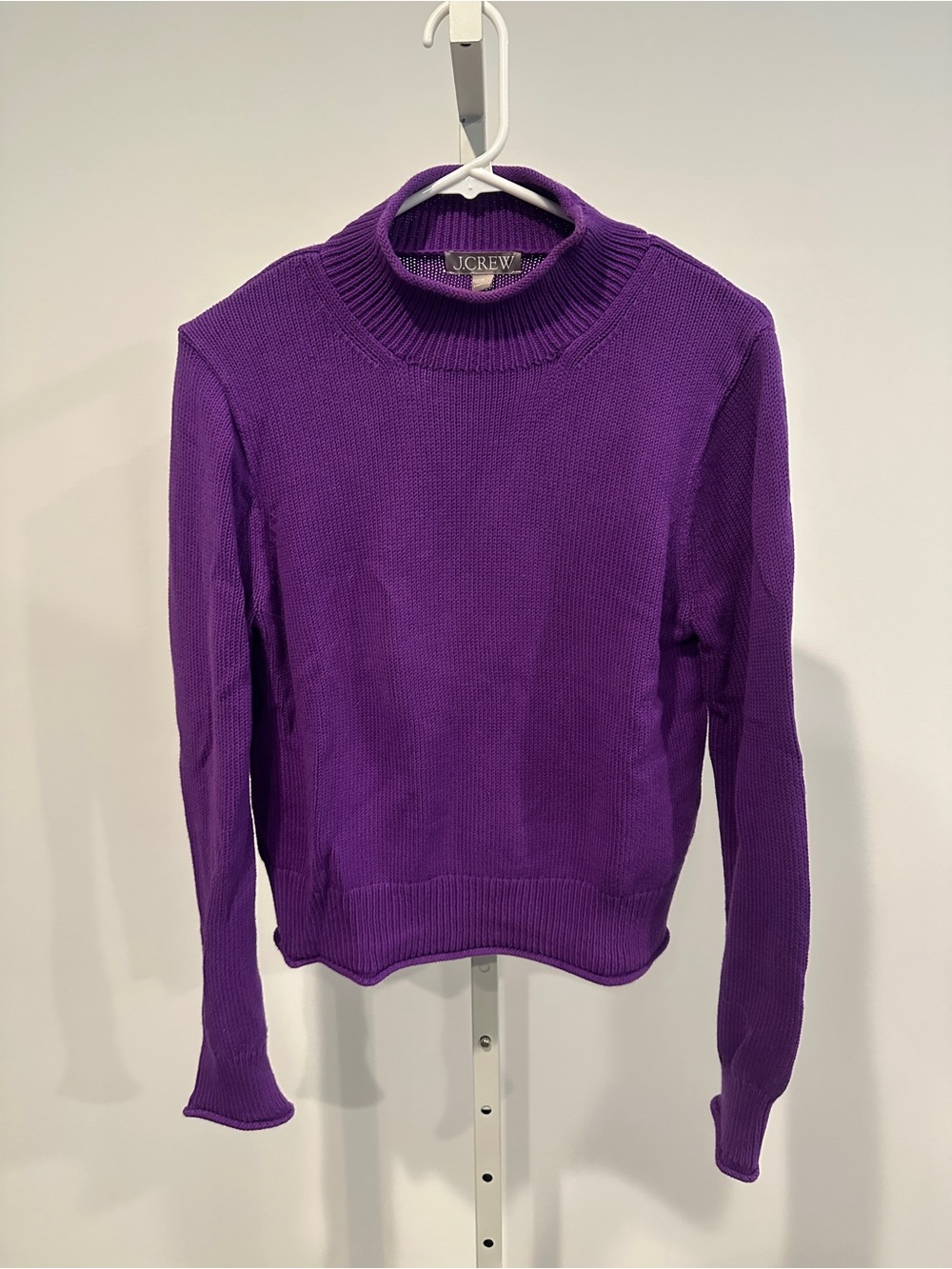 J. Crew Purple Turtleneck Sweater